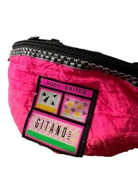 Gitano | Bags | Vintage 9s Gitano Bodybrites Neon Pink Colorblock Fanny ...